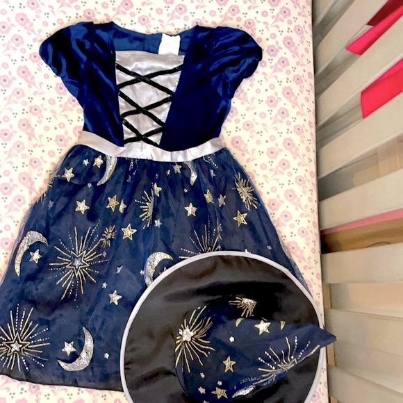 Target Other - Beautiful sparkly celestial witch costume with hat